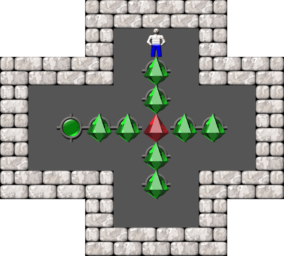 Sokoban Howards Second Sets Second Set level 1